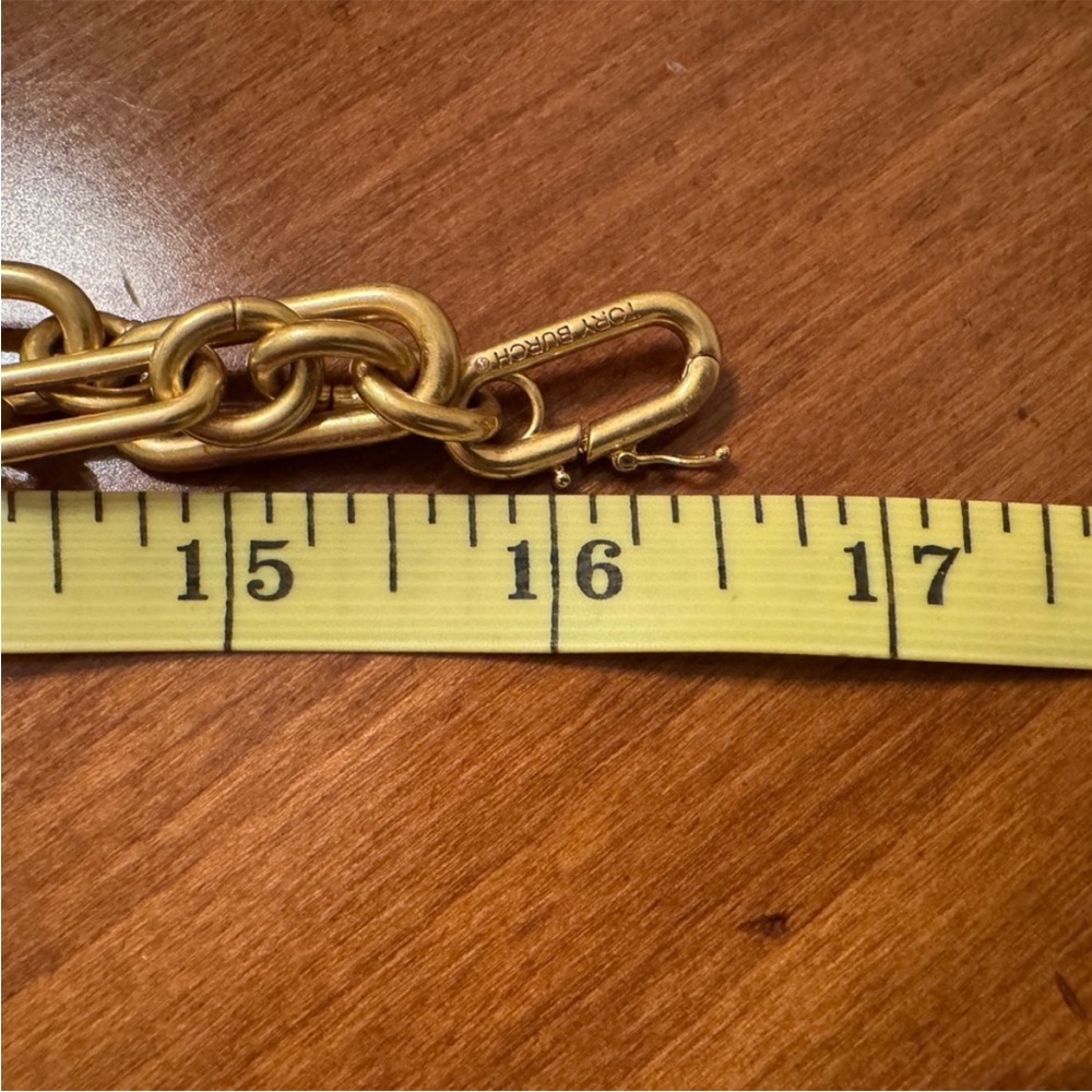 Tory Burch Gold Chain Link Necklace - Picture 7 of 7